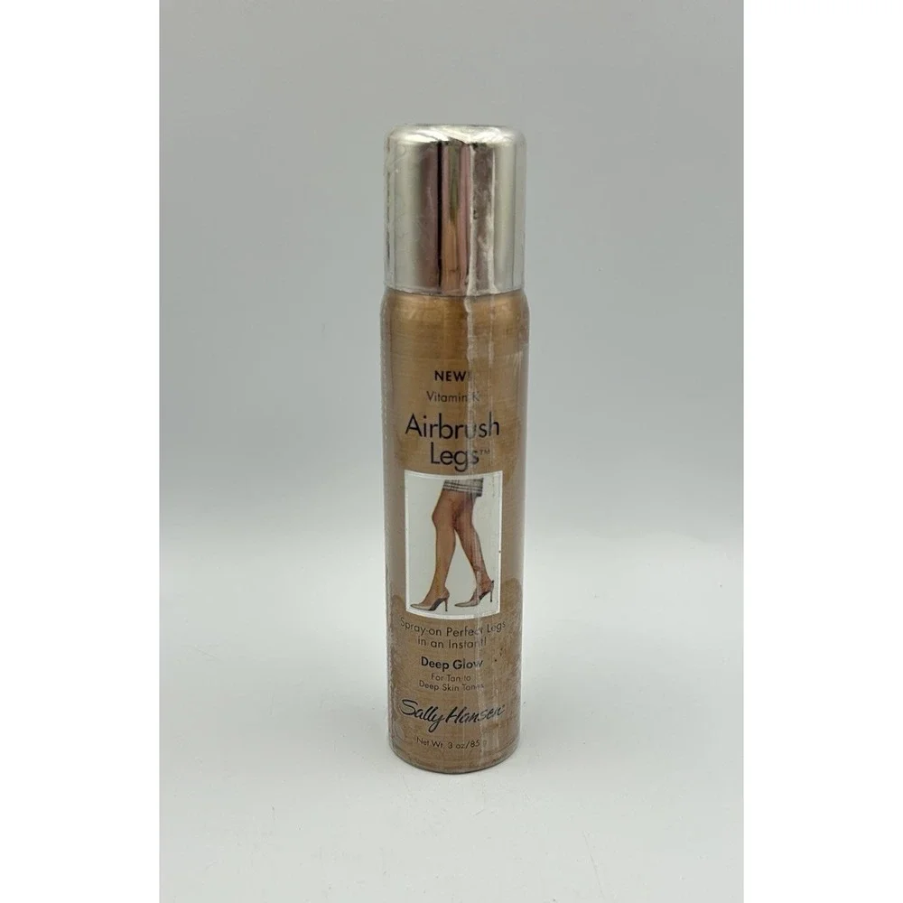 Sally Hansen Airbrush Legs Spray-On, Deep Glow Vitamin K Water Resistant, Sealed